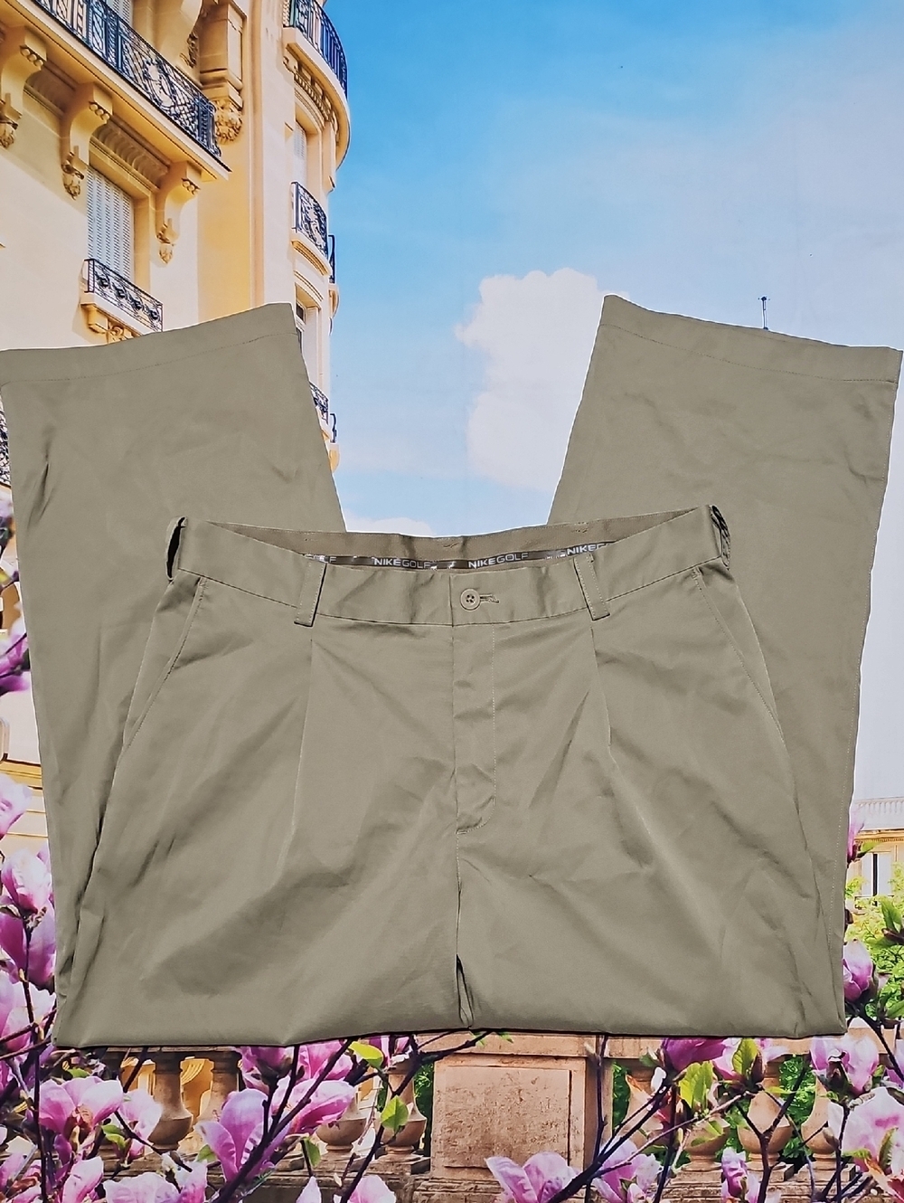 Nike Straight Leg Tan Golf Pants‎ Size 32